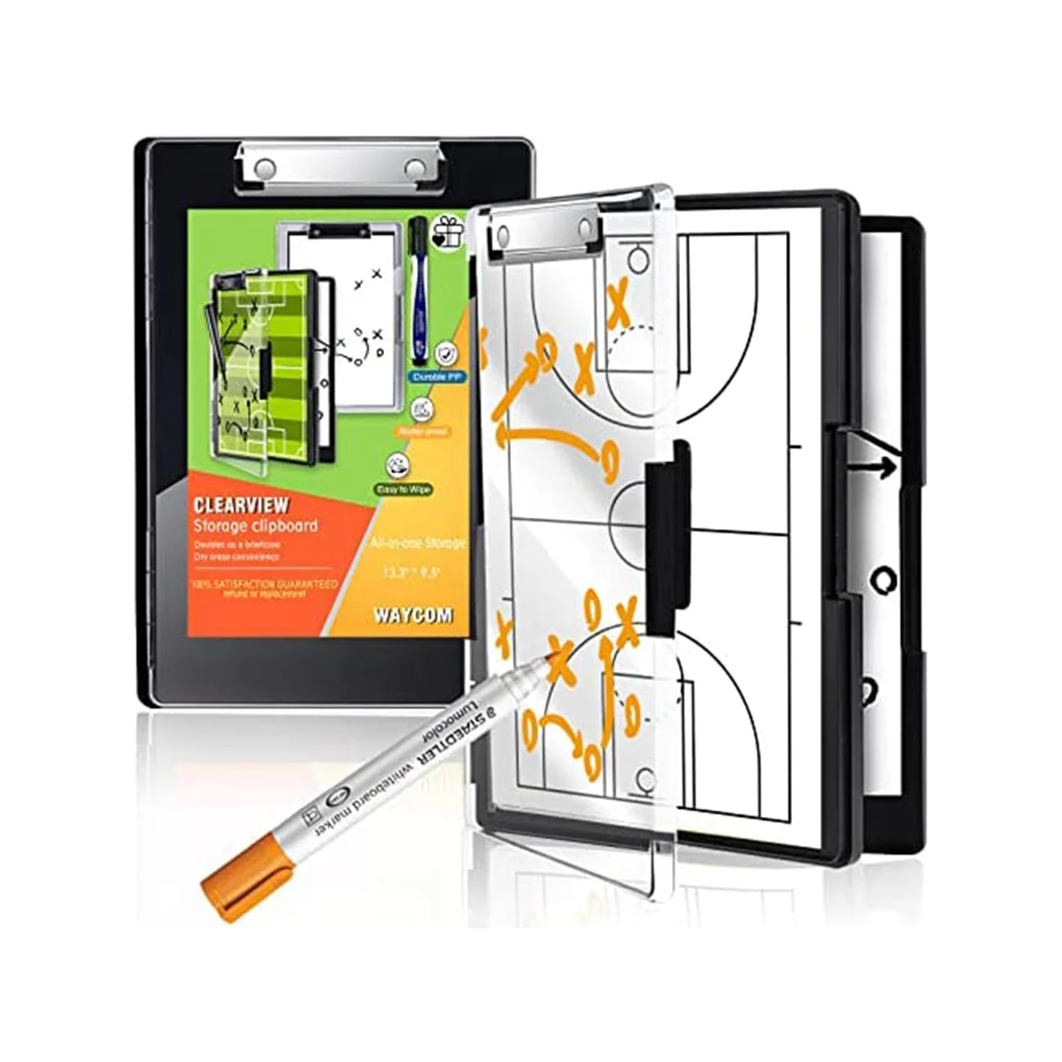 

Папка для бумаг с хранилищем, 13,3X9,5 дюймов, с 2 отделениями