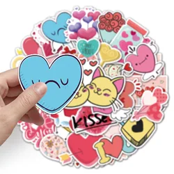 Heart Stationary Stickers Kiss Valentine's Day DIY Decoration