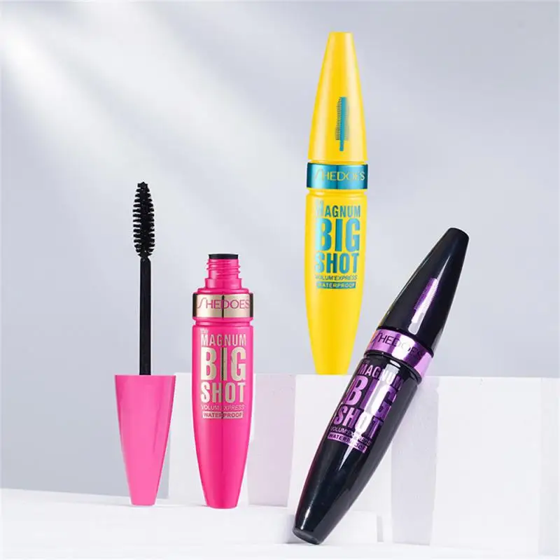 

Dense Elongated Mascara Compact Appearance Normal Specification Eye Makeup Anti Sweat And Stain Free Curved Brush Head Eye Black