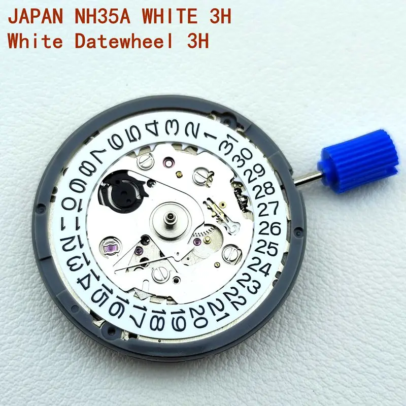 

Japanese sankyo NH35A movement Japan Genuine NH35A Automatic Mechanical Movement High Accuracy Replacement NH35A Date at 3:00