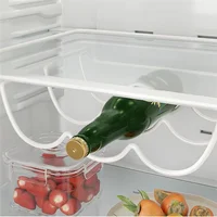 B02C-réfrigérateur vin présentoir ménage réfrigérateur support de rangement fournitures de cuisine support de rangement support de rangement 1