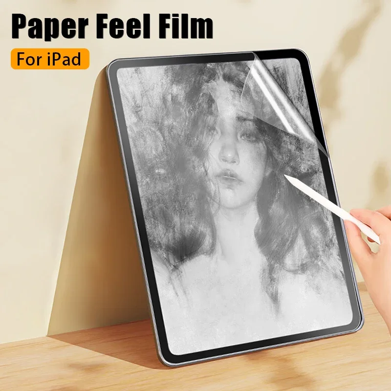 

Paper Film Like For iPad Air 5 4 Pro 12.9 12 9 11 4th Screen Protector For iPad 10 9th 10th Generation Mini 6 10.2 2022 Matte
