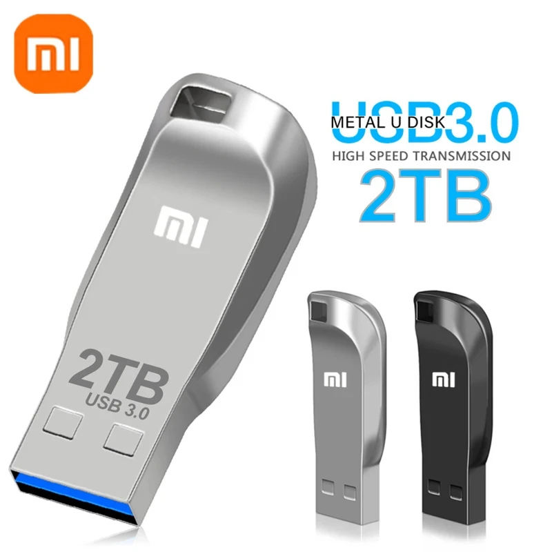 USB Flash Drive XIAOMI Original USB 3.1 Flash Drive 2TB High-Speed Pen Drive 1TB Metal Waterproof Type-C USB Memory Computer Storage Devices