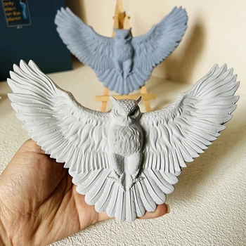 Owl Wall Decoration Mold 1
