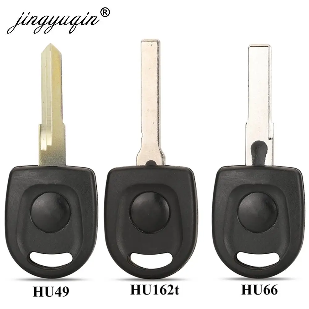 Jingyuqin Remote Fob Car Transponder Key Id48 Chip Per Vw Polo Bora B5 Passat Skoda Seat Caddy Lupo Sharan Transporter Key Shell