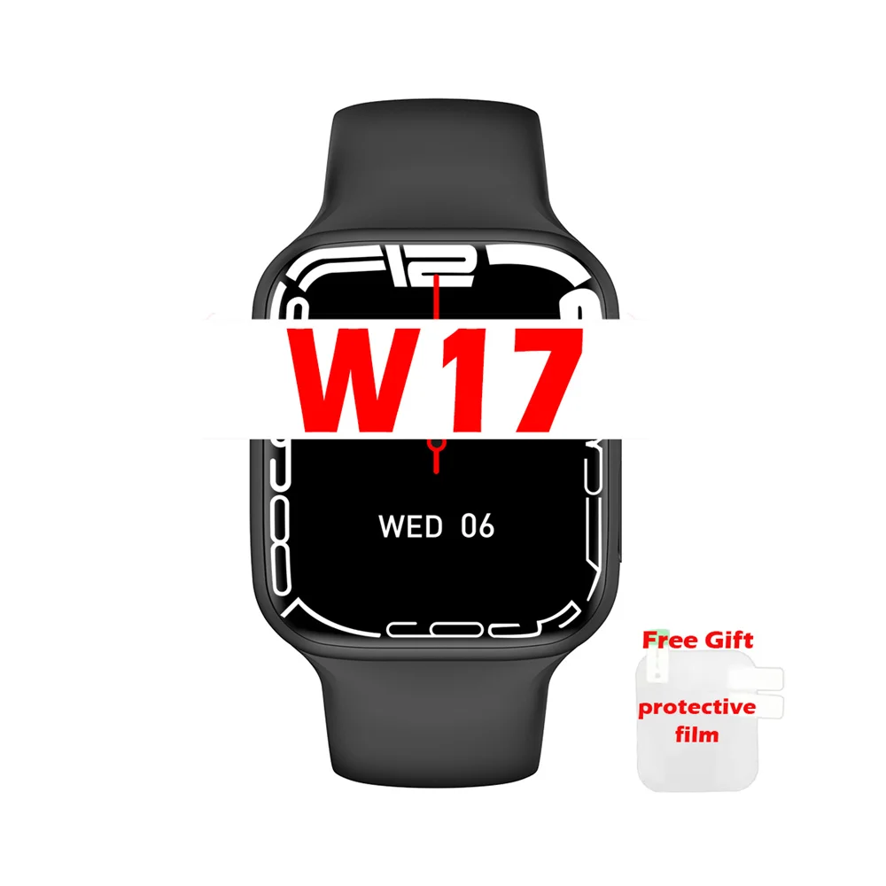 IWO W17 Smartwatch 1.9inch Full Display Smart Watch Series 7 45MM Bluetooth Call Heart Rate Tracker Sleep Tracker PK W27 W37 