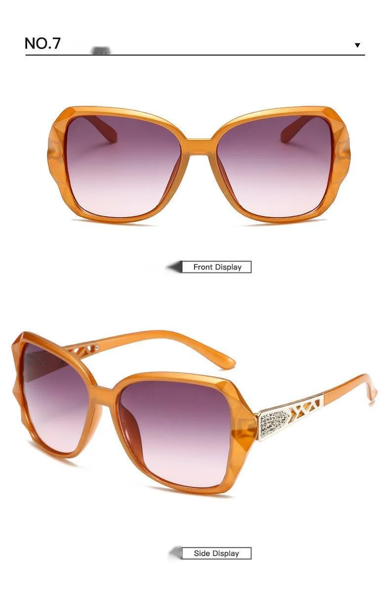Nouvelles lunettes de soleil les plus vendues, lunettes de soleil à la mode européenne et américaine, lunettes de soleil rétro à grande monture pour femmes, lunettes de soleil célèbres sur Internet_voghion.com