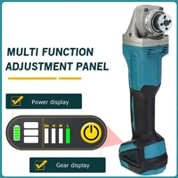 Podofo 125mm M14 meuleuse d'angle sans brosse Machine de découpe électrique portable maison polissage outils électriques pour Makita 18V batterie 4