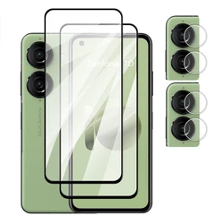 Premium Full Cover Tempered Glass Screen Protector with Lens Film - 5.92 inch - Asus Zenfone 10 (2 Glass and 2 Lens)