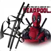 Deadpool Marvel Movies Comics Peripheral Weapons Super Hero Wooden cool Safety Samurai Sword Model for Cosplay Gifts collections 1