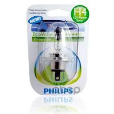 Лампа Галогеновая H4 Longlife Ecovision 12v 60/55w P43t-38 B1 Philips арт. 12342LLECOB1 | Автомобили и