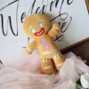 Cartoon Gingerbread Man Throw Pillow Stuffed Anime Biscuit Shrek Plushies Baby Appease Doll Pendant Cushion Sofa Bed Home Decor 4
