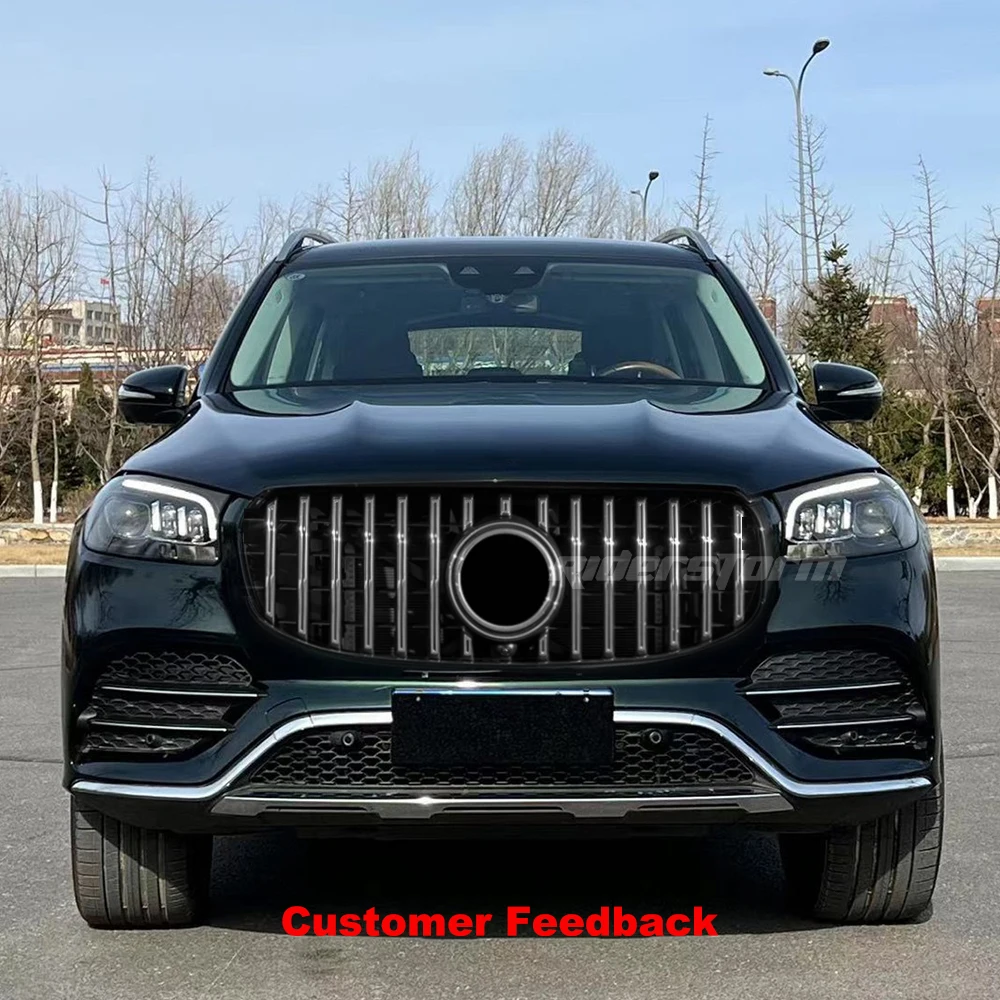 2020-2023 Front Bumper grille for Ben z GLS GLS450 4MATIC X167 ABS