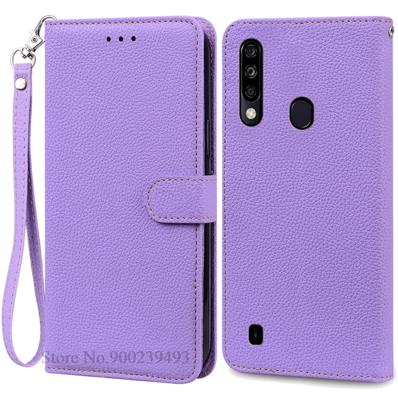 Sleek Silicone Wallet Leather Flip Case with Soft TPU Back Cover