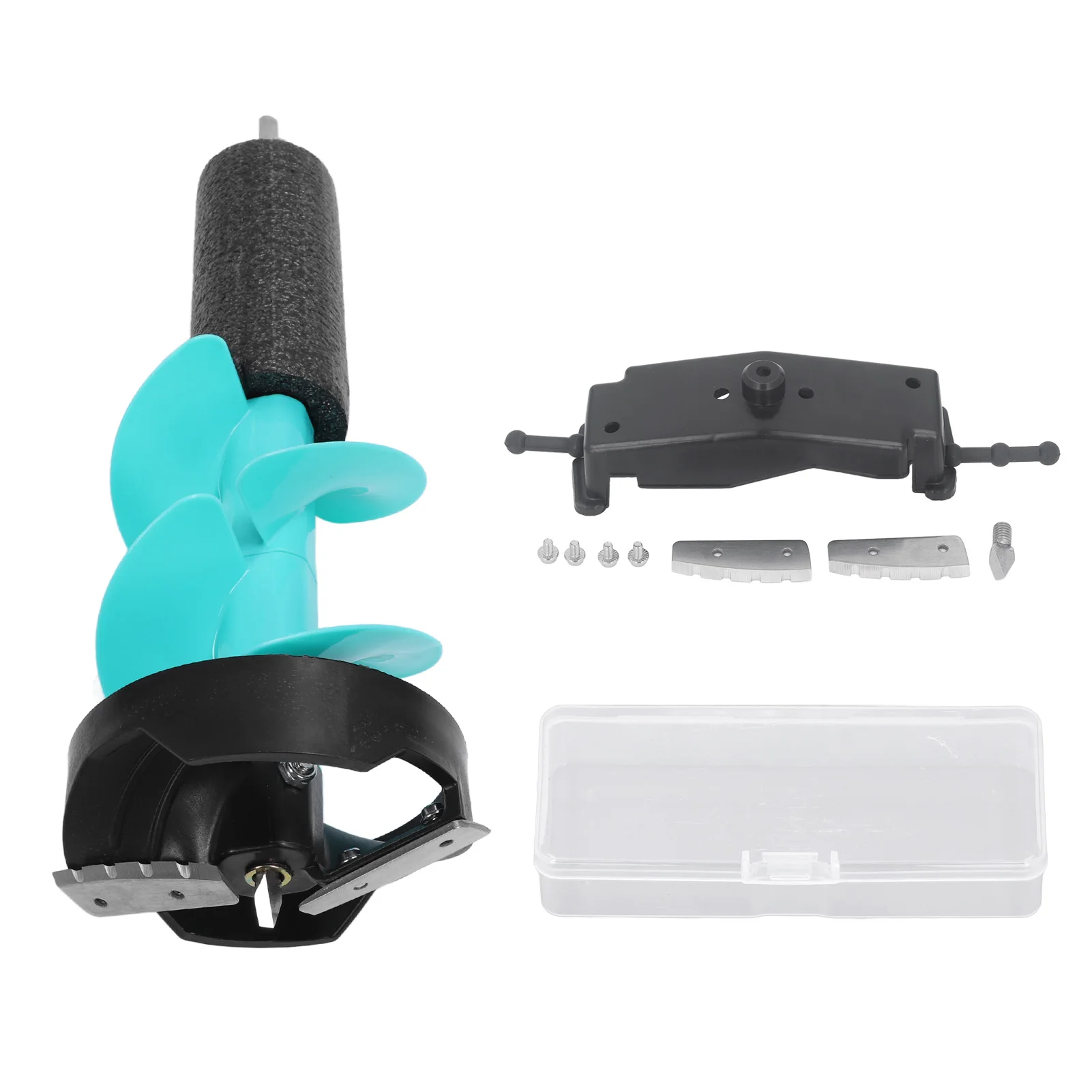 6inchElectricIceAugerKitIncisiveBladesImpactResistantIceDrillAugerwithPositioner