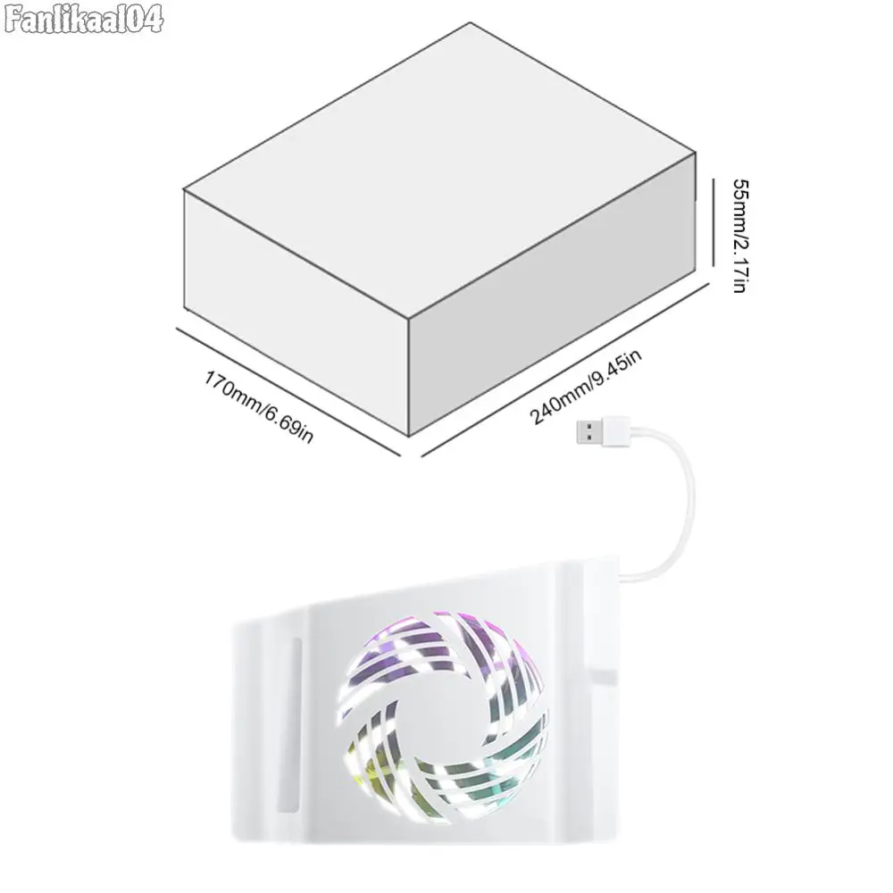 콘솔 저소음 쿨러 USB 허브, 콘솔 측면 온도 제어 냉각 선풍기, 측면 장착 냉각 선풍기, PS5 슬림 액세서리