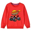 Autumn Kids Blaze And The Monster Machines Cartoon Funny Sweatshirts Children's Hoodies Baby Pullover Tops Girls Boys Clothes 1