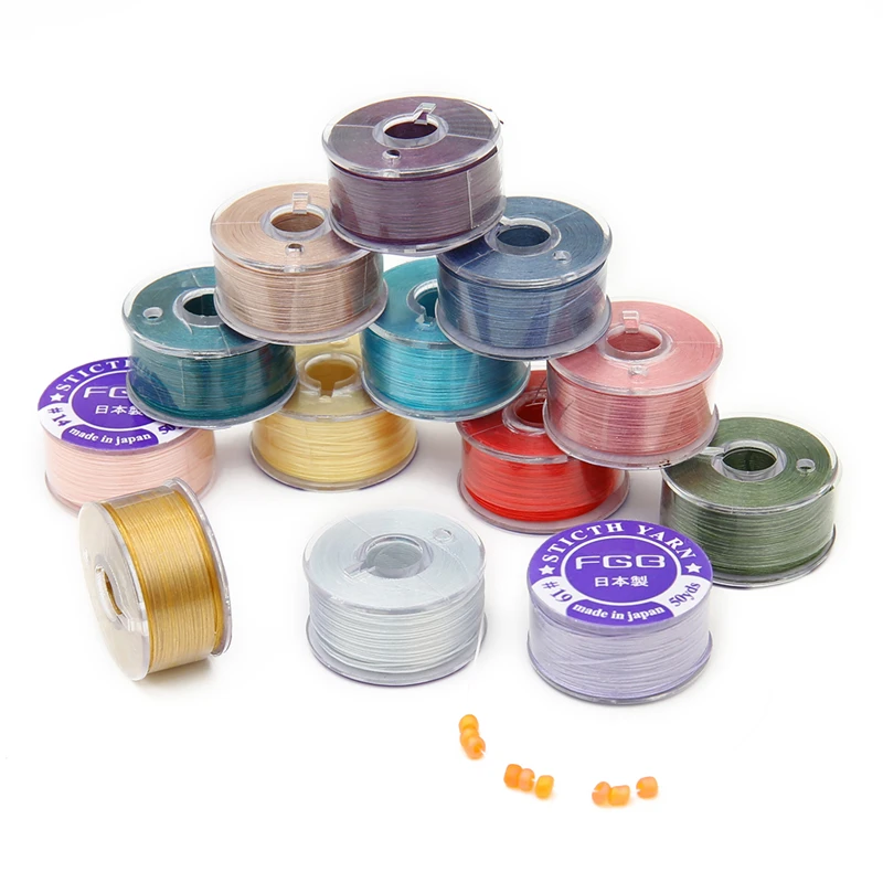 50 야드 0.25mm 여러 가지 빛깔의 일본 수입 강력한 나일론 구슬 스레드 문자열 코드 목걸이 팔찌 DIY 쥬얼리 만들기