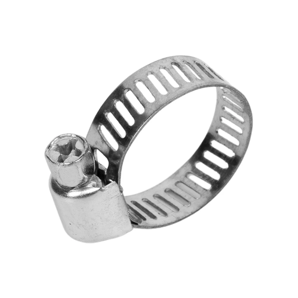 

13-20mm Hose Clamps 50Pcs Accessories Clamps Clips Cooling system Parts Replacement Worm Clips Adjustable Durable