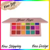 15 Colors Vegan Powder Eye Shadow Palette Private Label Pink Eyeshadow Pallete Glitter Makeup Wholesale Custom Logo 1