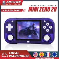 AMPOWN Mini Zero 28 Handheld Game Console 2.8'' IPS Screen AllWinner A133P CPU Android OS Wifi MAGICX ZERO28 Video Player Gifts
