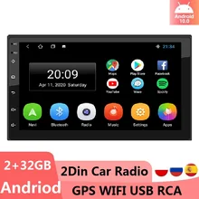 

Android Car Radio 2 Din 2.5D Touch Screen With GPS Navigation Multimedia Video Player For VW Toyota Nissan Hyundai 7" Universal