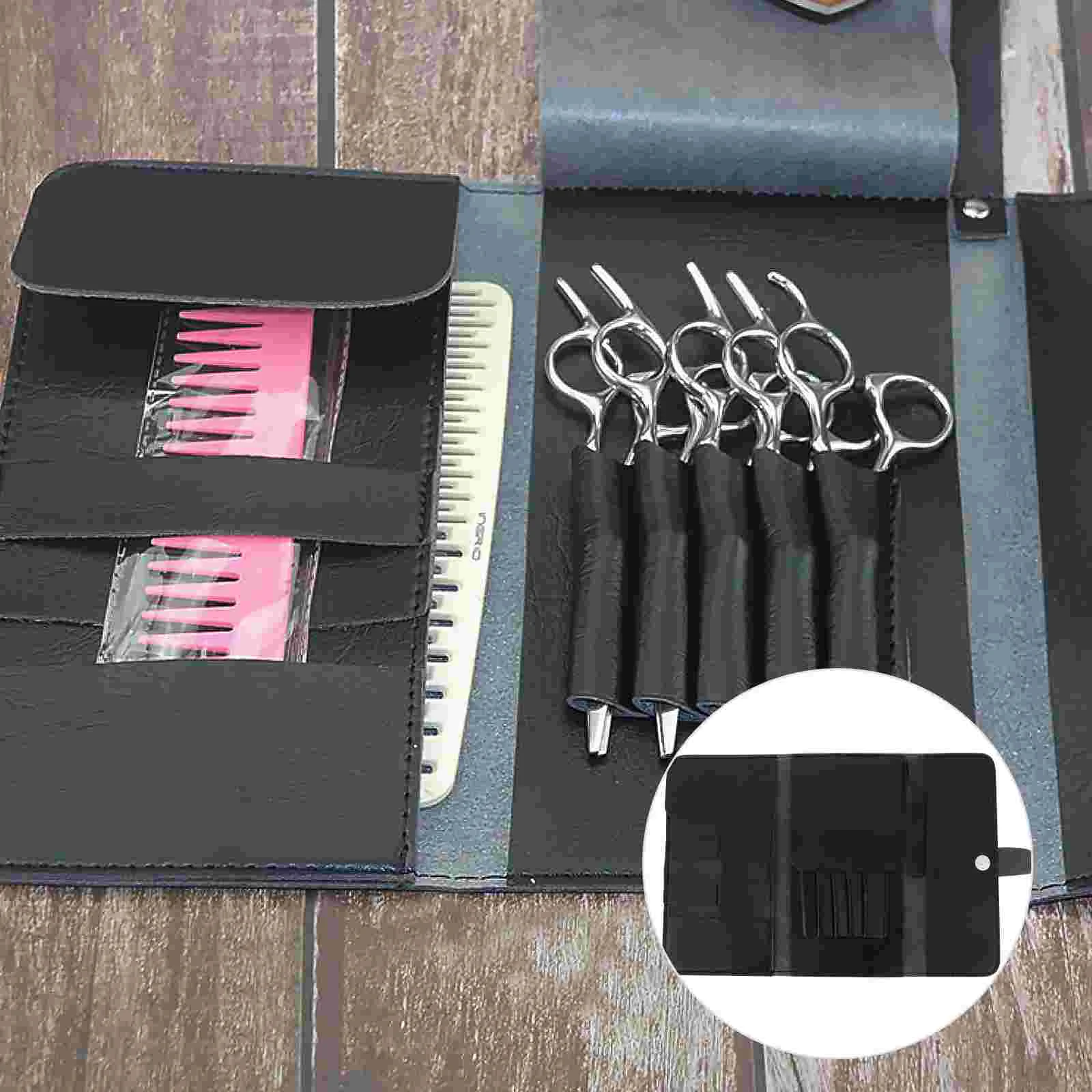 

Scissor Hair Pouch Case Holder Tool Stylist Barber Hairdressing Scissors Shear Hairdresser Tools Salon Organizer Kit