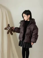 Manteaux chauds d'hiver pour enfants, vestes rembourrées en coton pour garçons et filles, vêtements d'extérieur à capuche pour bébés de 3 à 12 ans, automne 6