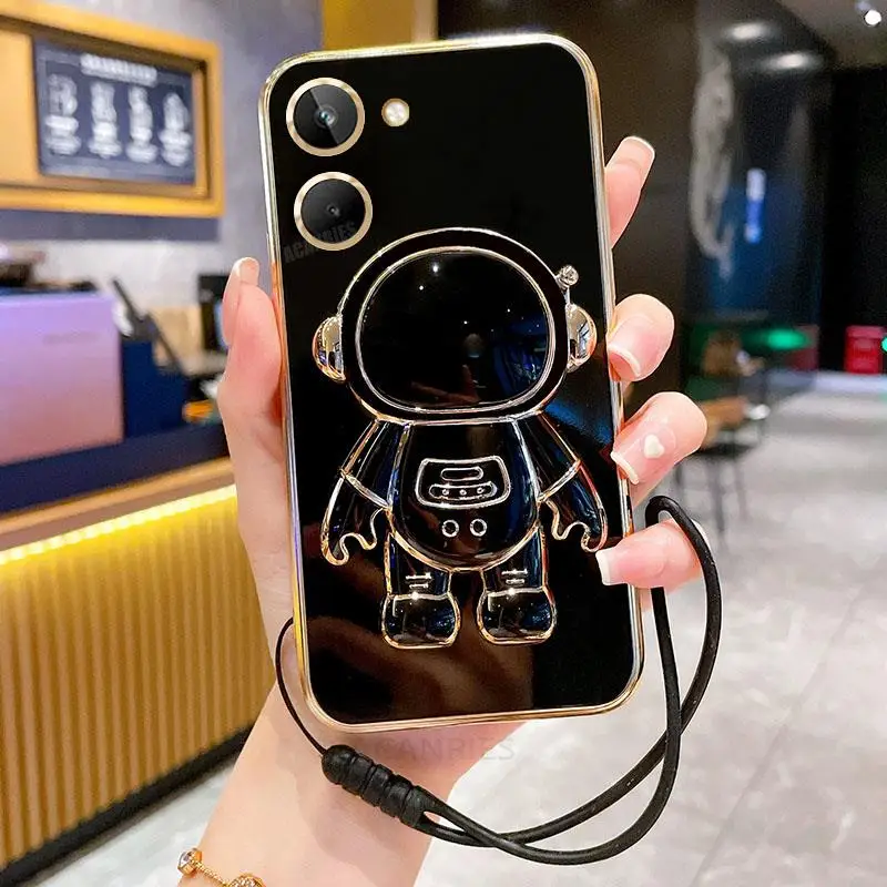 Coque téléphone astronaute pour realme 10 avec support et cordon_voghion.com