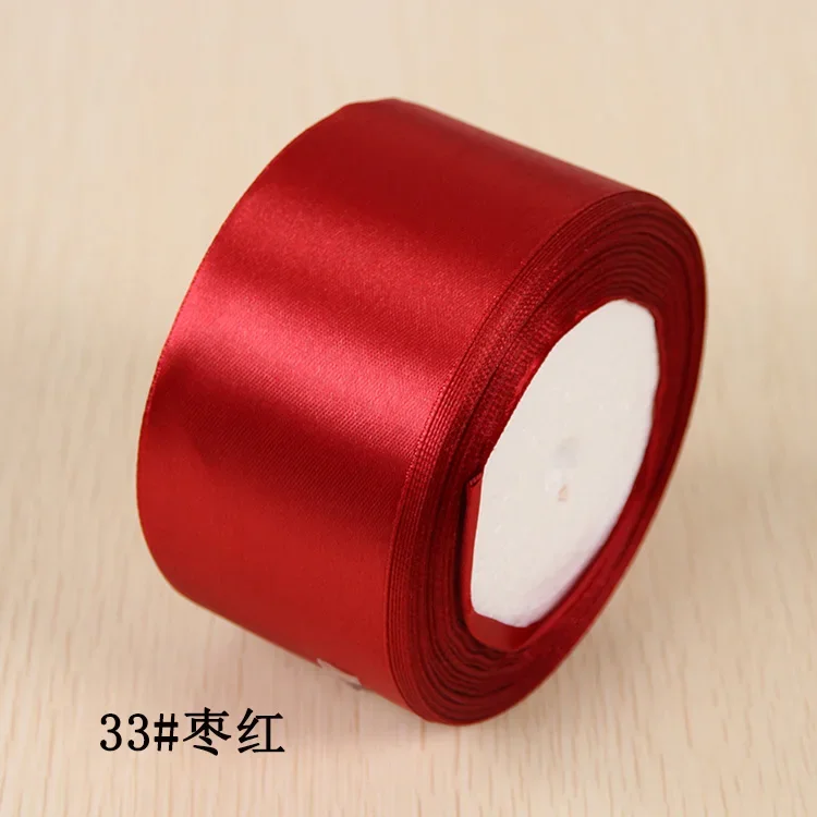 Vibrant Red Satin Ribbons for Holiday and Event Décor – Multiple Widths Available
