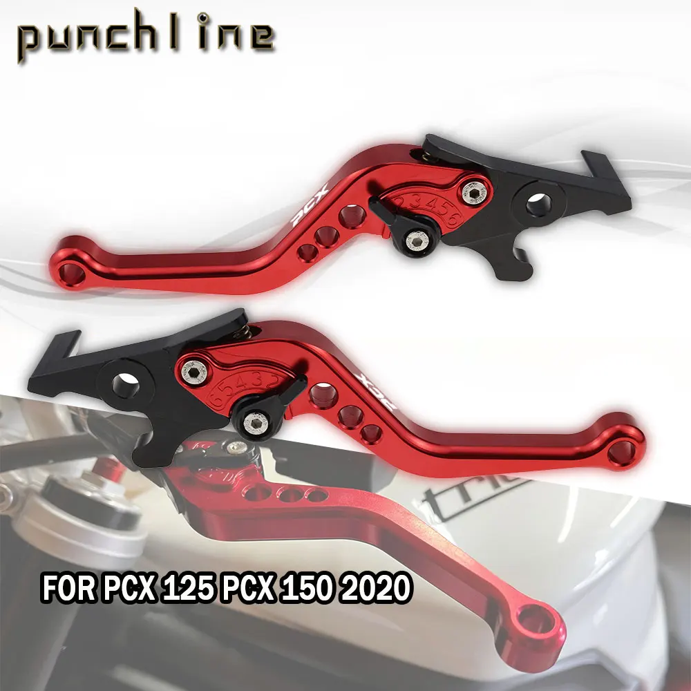

Fit For PCX 125 PCX 150 2020 Short Brake Clutch Levers For PCX125 PCX150 Motorcycle Handles Set Adapter Front Disc Rear Drum