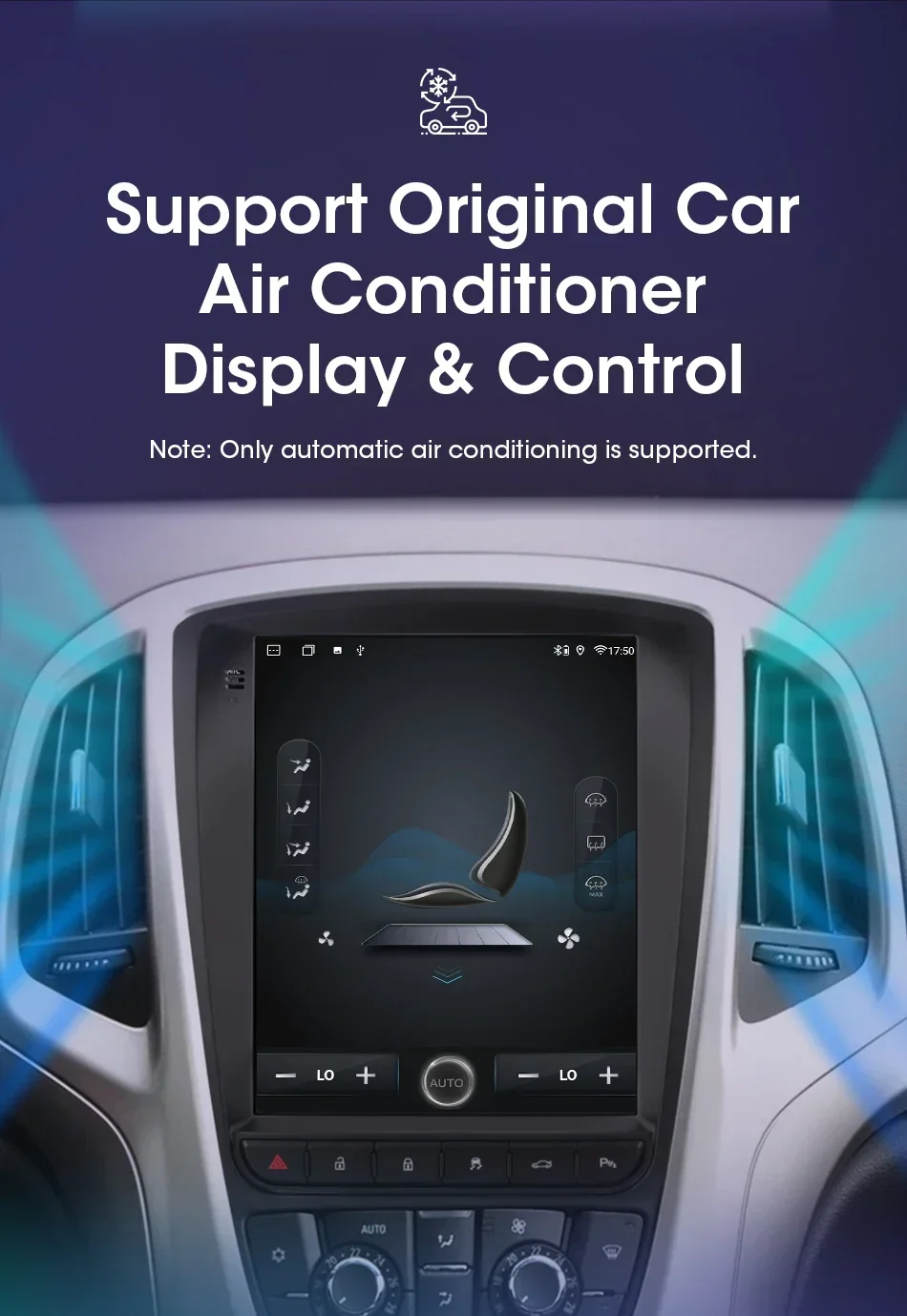 Srnubi Android Autoradio Für Opel Astra J Vauxhall Buick Verano 2009-2015 Multimedia Player Carplay Vertikale Bildschirm Kopf einheit – Detail 8