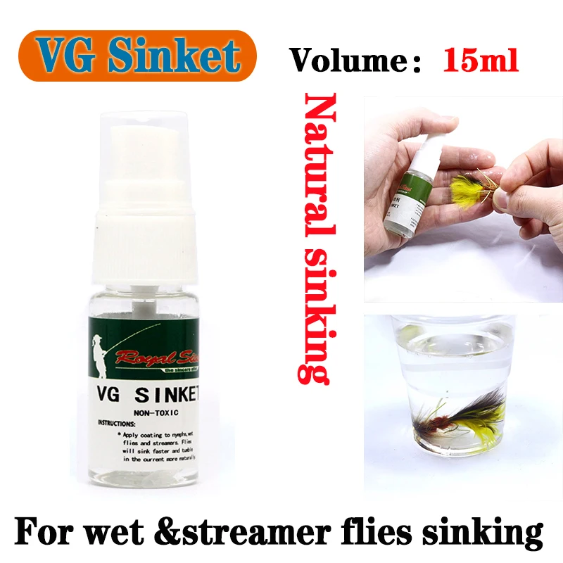 Fly fishing chemical additives collected floatant powder/fly tying dubbing wax/VG sinket liquid fly fishing accessories fly tying thread fly tying glue