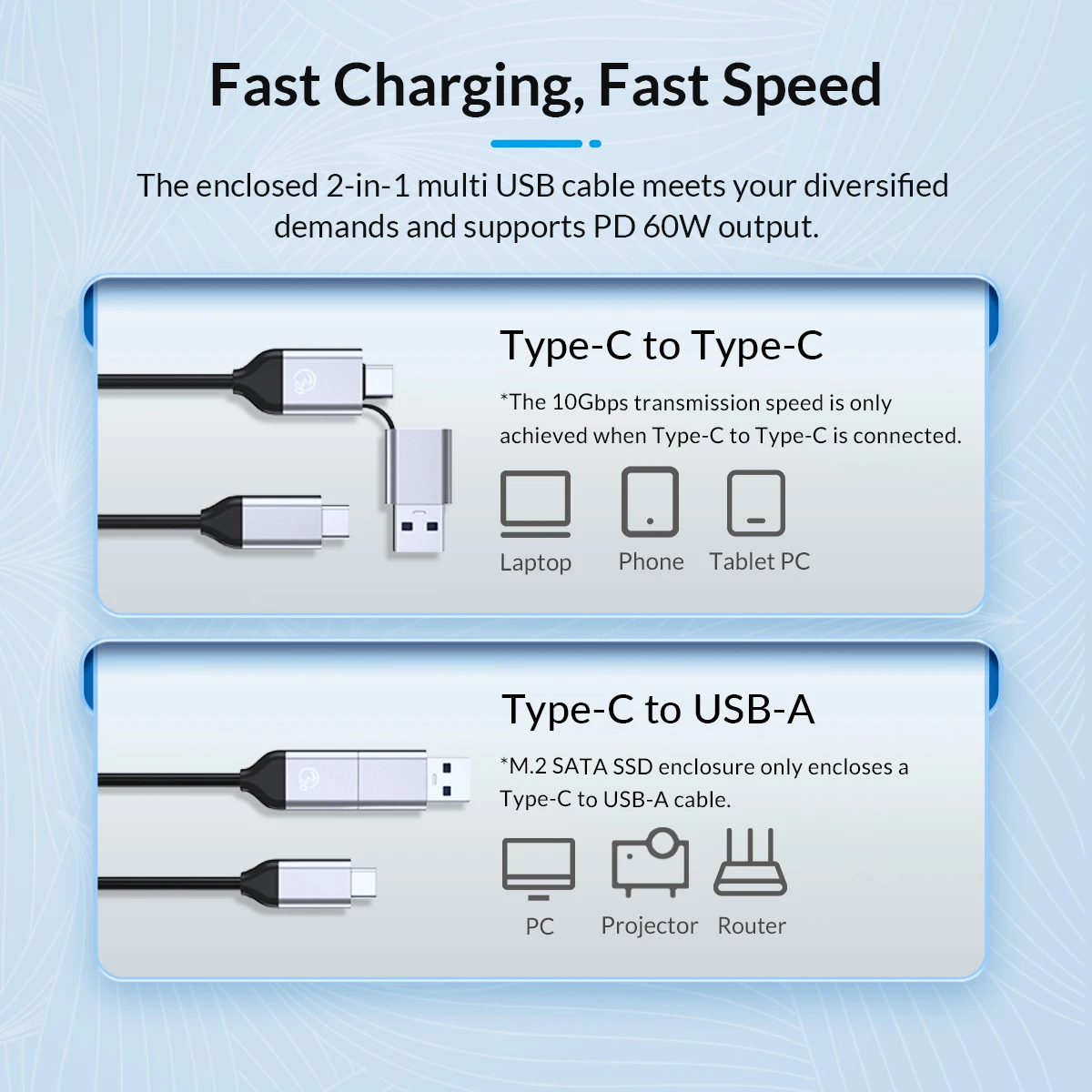 o alumínio m.2 nvme ssd gabinete usb3.2