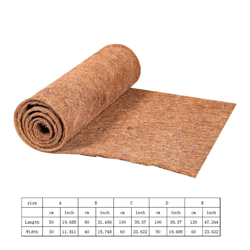 Natural Coconut Fiber Reptiles Carpet Tortoises Mats Pet Terrarium Liners Pad Bedding for Snake Lizards 30x50cm 80x40cm 60x100cm reptile bedding material reptile carpet coconut fiber pad