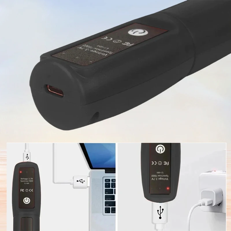 Mini Electric Drill USB Wireless Handheld Drill Rotary Tool for Woodworking Engraving Jewelry Metal Glass