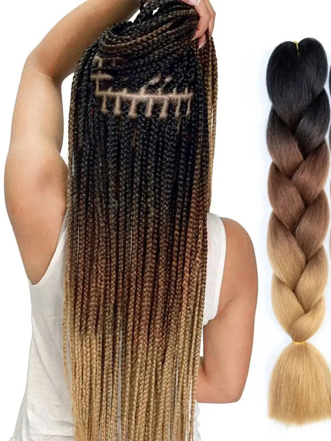 Jumbo Ombre Braiding Hair
