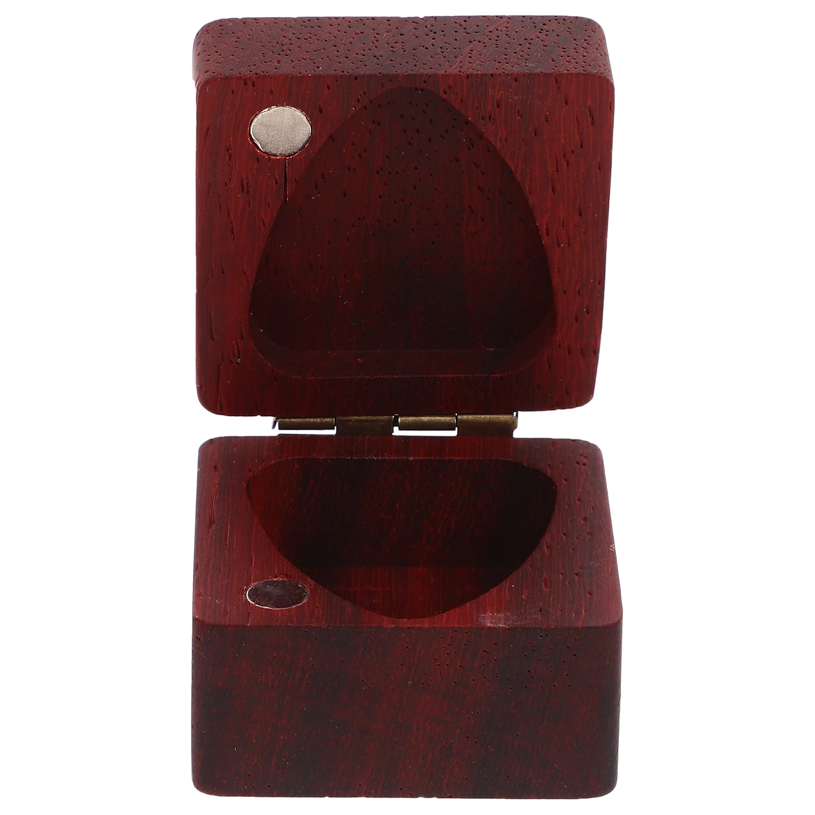

Wooden Guitar Plectrum Storage Box Guitar Stringed Instrument Pick Container Guitar Supply