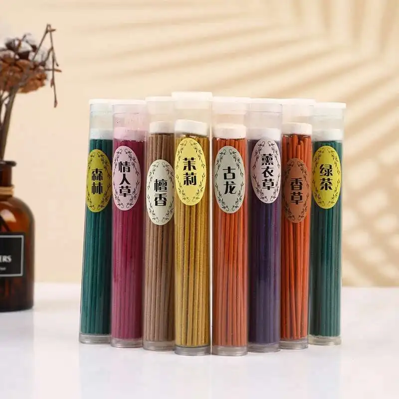 Description Picture 3 of item50 pcs Natural Plant Incense Sticks Aromatherapy Fragrance Spices Fresh Air Aroma Air Frenshener Deodorant Lavender
