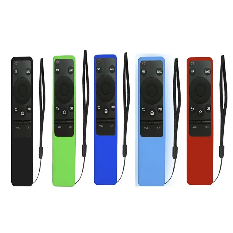 1Pc Colore Telecomando Custodia Morbida In Silicone Per Samsung Bn59 Tv Telecomando Lavabile Anti-Caduta Guscio Protettivo Luminoso