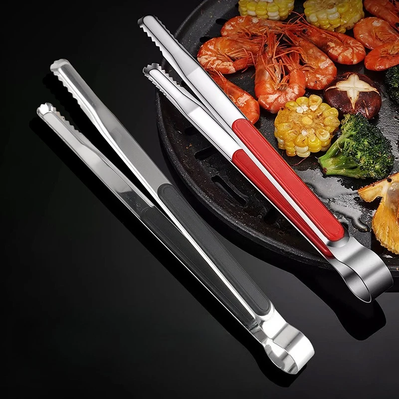 Korean style stainless steel barbecue clip steak clip buffet barbecue commercial food bread clip