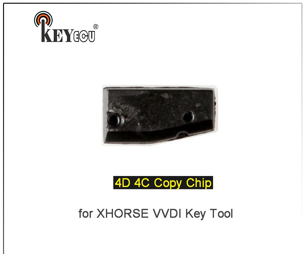 Keyforkess 1x5x10x30x50 4D 4C Copy Chip per Xhorse VVDI Key Tool Chip chiave per auto funziona su strumento chiave VVDI versione cinese e inglese - S557bc262180b400797bb5964eae7ea5cp