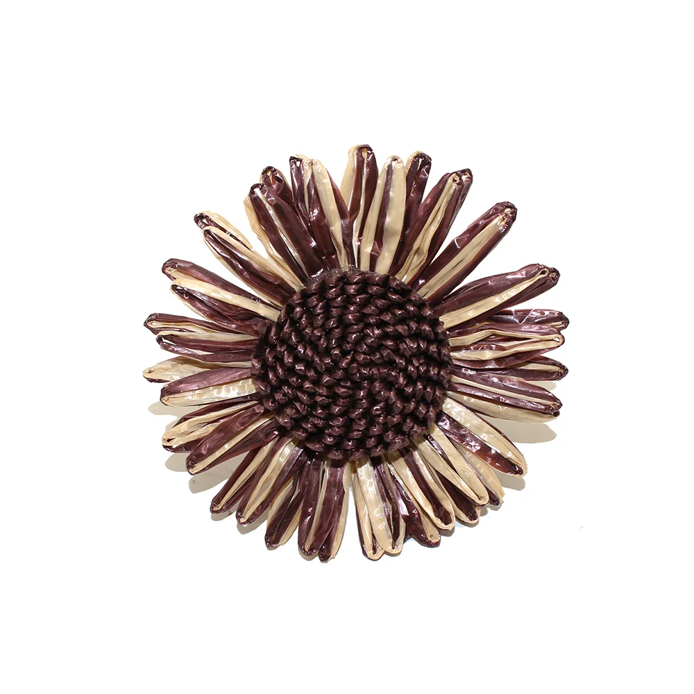 6Pcs Sunflower Napkin Rings Vintage Farmhouse Flower Napkin Holder for Home Kitchen Spring Summer Halloween Table Decor HWF77