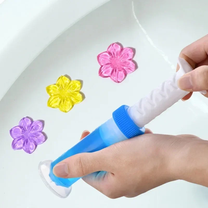 Toilet Cleaner Deodorant Flower Gel Air Freshener Aromatic Toilet Deodorant lasting Bathroom Fragrance Cleaning Dirt Tools