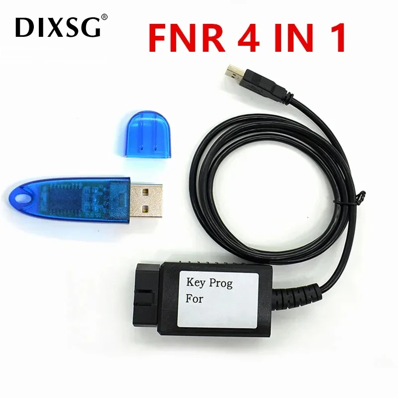 FNR kulcs programmer FNR 4 ben 1 USB dongle Jármű Programba iktat számára f-ord/nis-san/renault kulcs prog 4-IN-1 Vminél fogva Kitöltetlen kulcs 2023 newest