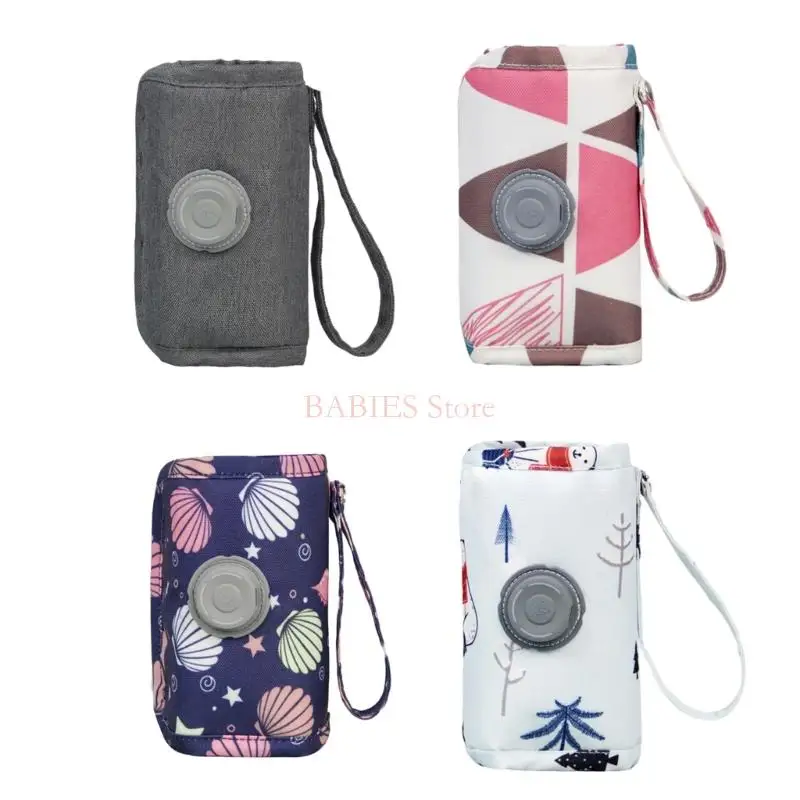 

C9GB Bottle Thermal Bag with 3 Temperature Settings Travel Friendly Bottle Warmer Bag Perfect for Traveling or Everyday Use