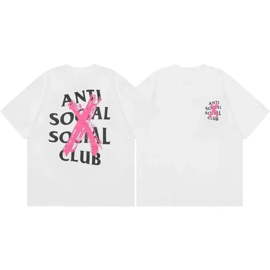 Men's T Shirt Short Tops Fabric Cotton Hot European Size Difference Market Currency ASSC CLUB Fujiwara Hiroshi Lightning Series 6