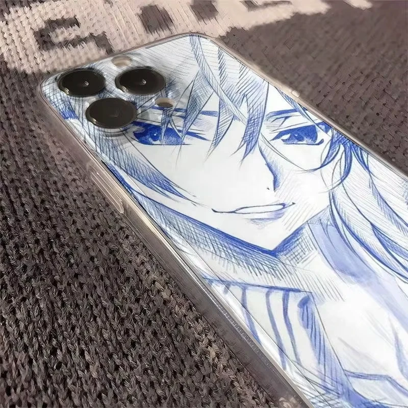 Stylish Couple Anime Comic Phone Case - Artistic Design Back Cover
