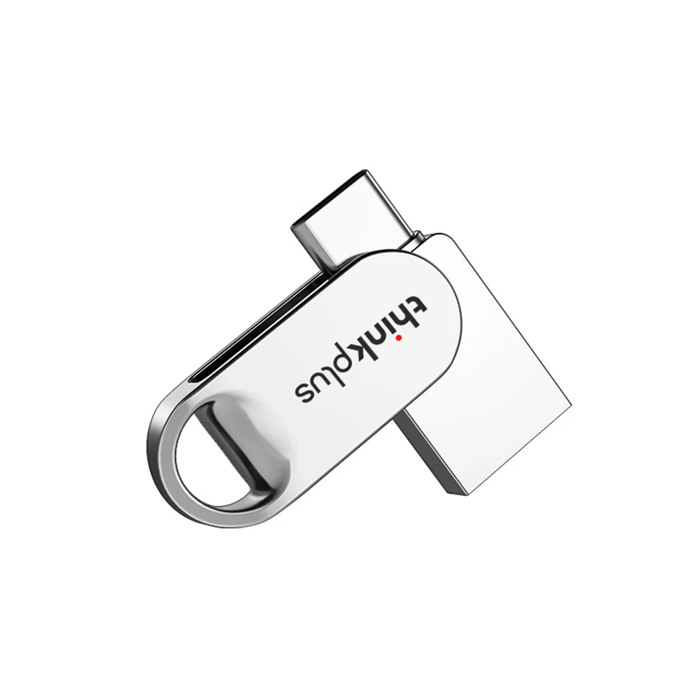 usb c memory sticks Lenovo thinkplus TYCU301 32GB/64GB/128GB Type-C USB3.0 Dual-port U Disk High-speed USB Flash Drive Type-C Smart Phone PC Laptop 500gb flash drive USB Flash Drives