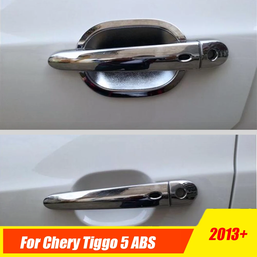 

ABS chrome For Chery Tiggo 5 Tiggo5 2014 2015 2016 2017 Car Side Door Handle Cover Trim Car Styling accessories